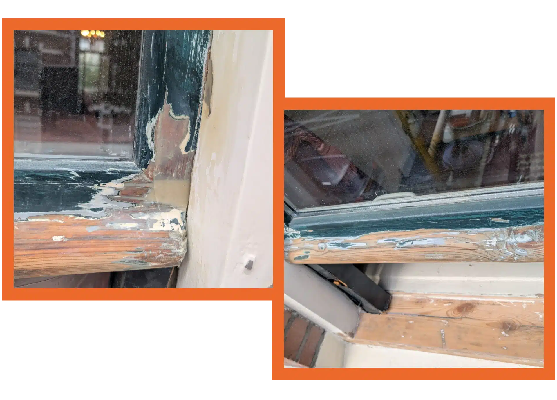 Houtrot voor reparatie